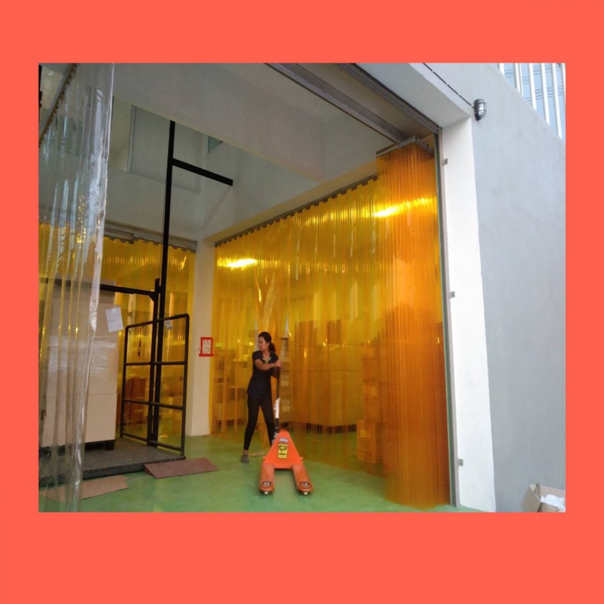 งานติดตั้งม่านกั้นห้องรางรูด