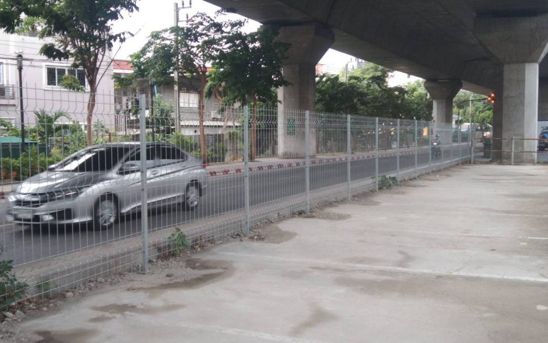 งานติดตั้งแผงรั้วสำเร็จรูป