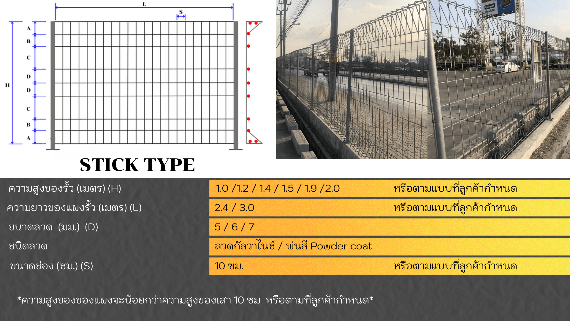 แผงรั้วสำเร็จรูป