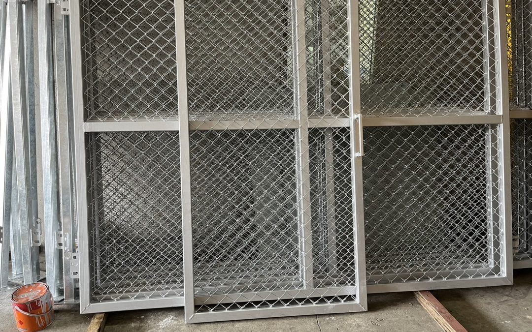 แผงรั้วตาข่ายข้าวหลามตัด