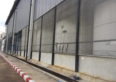 งานติดตั้งตะแกรงกันนก