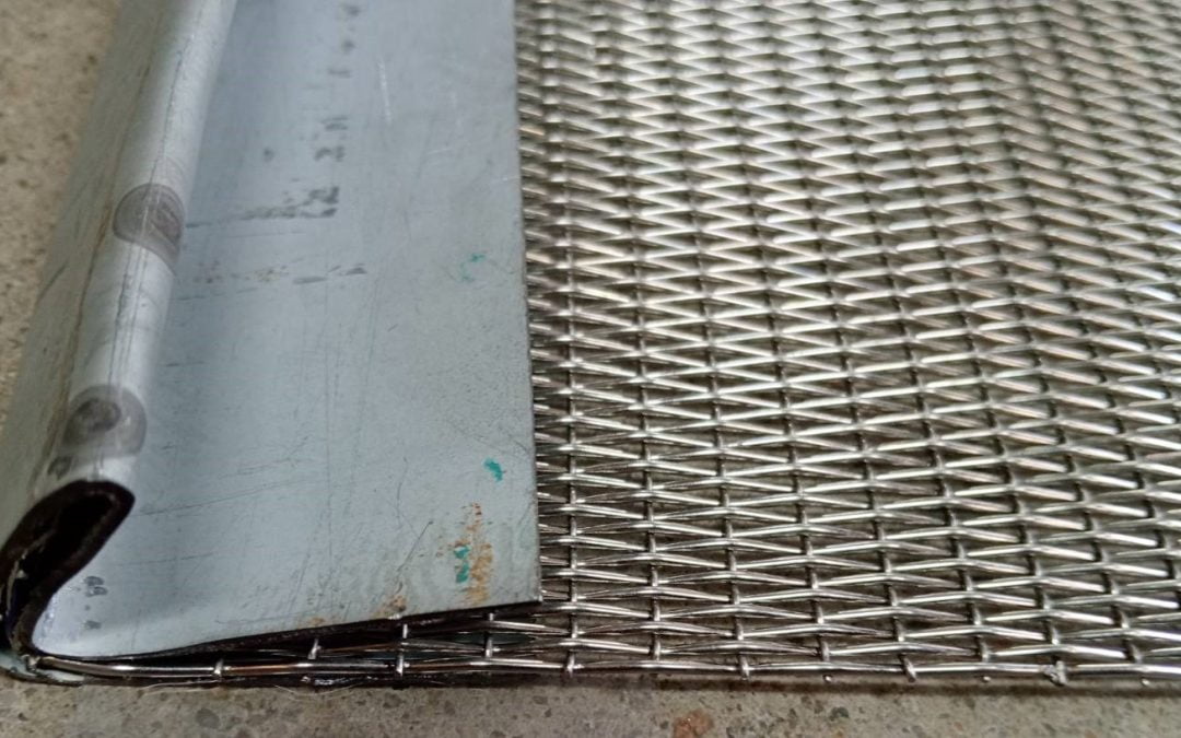 ตะแกรงพับขอบสแตนเลส