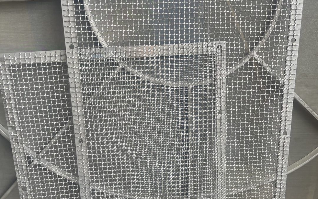 ตะแกรงตัวหนอนสแตนเลส304