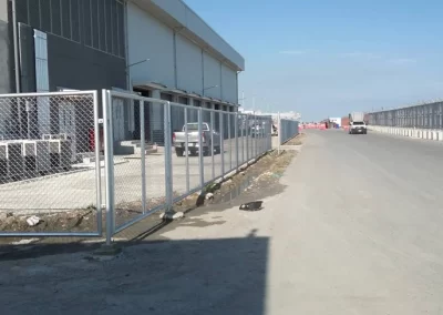 งานติดตั้งรั้วตาข่ายที่สนามบิน สุวรรณภูมิ