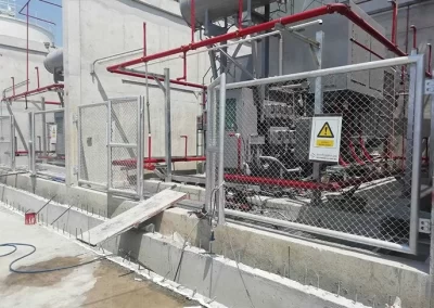 ผลงานแผงรั้วหม้อแปลงไฟฟ้า สุวรรณภูมิ