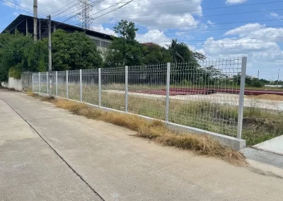 ผลงานติดตั้งรั้วสำเร็จรูป