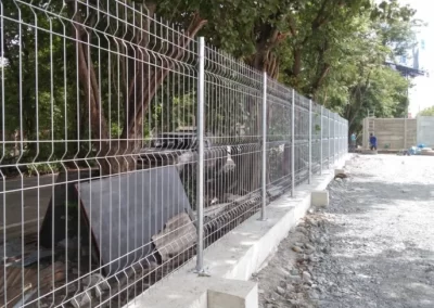 ผลงานการติดตั้งแผงรั้วสำเร็จรูป