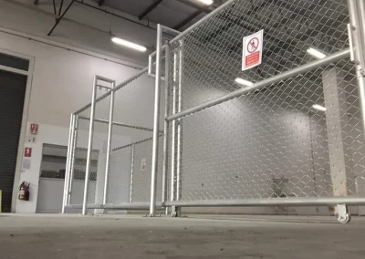 งานติดตั้งแผงรั้วตาข่าย รั้วเหล็กกัลวาไนซ์