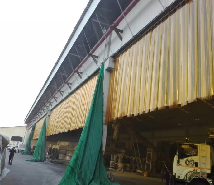 Frame 63 ติดตั้งม่าน PVC โรงงานปุ๋ย